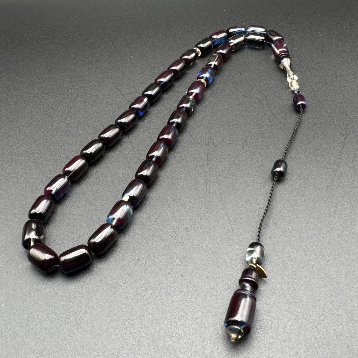 Black Ocean Prayer Beads (Worry Beads)